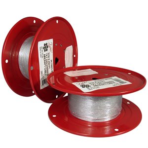 1 / 16 X 1000 FT, 7X7 Hot Dip Galvanized Steel Cable 