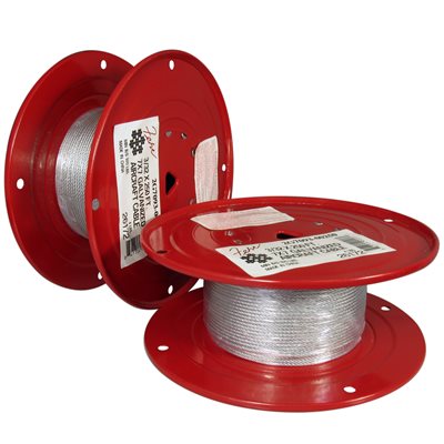 1//8 7x7 Galvanized Cable 500 ft Reel