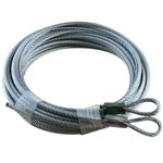 1 / 8 X 168 7X19 GAC Garage Door Plain Loop Extension Lift Cables - Green