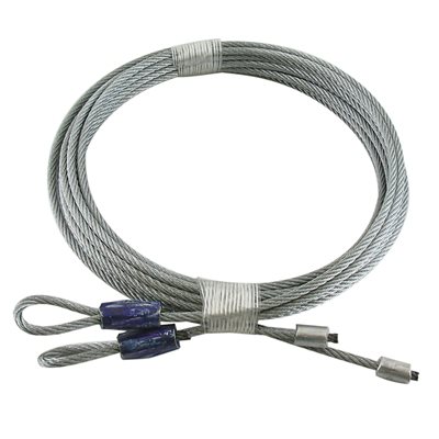 1 / 8 X 114 7X7 GAC Garage Door Torsion Lift Cables - Blue