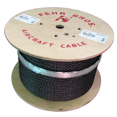 3 / 8 X 5000 FT 19X7 Non Rotating Bright Wire Rope