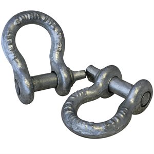 3 / 8 Load Rated Screw Pin Anchor Shackle