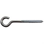 3 / 16 X 3-3 / 4 Stainless Steel Lag Hook with 1 / 4 Opening and 1 / 4 Thread