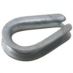 1 / 4 Heavy Duty Galvanized Wire Rope Thimbles
