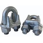 7 / 8 Forged Wire Rope Clip Galvanized X 10 Pcs